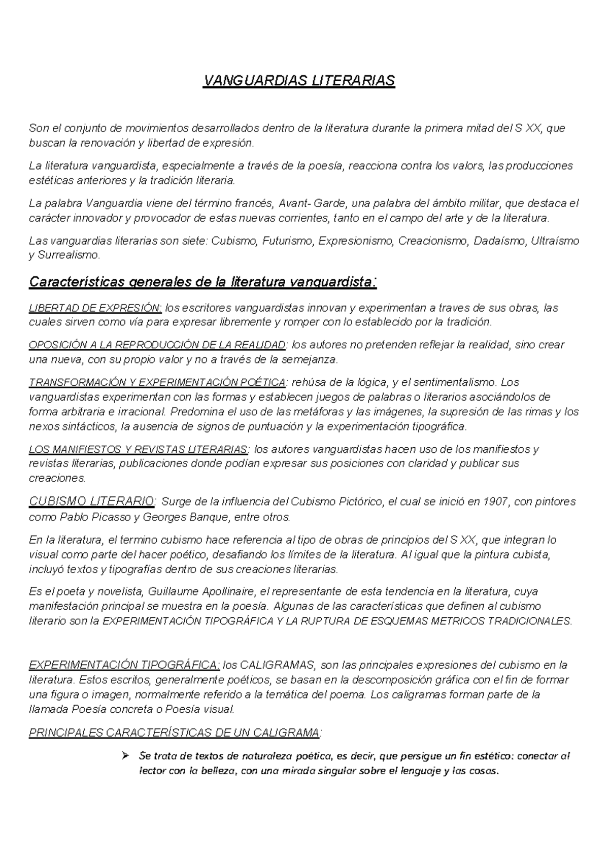 Vanguardias Literarias: Innovación y Libertad de Expresión en el S XX ...