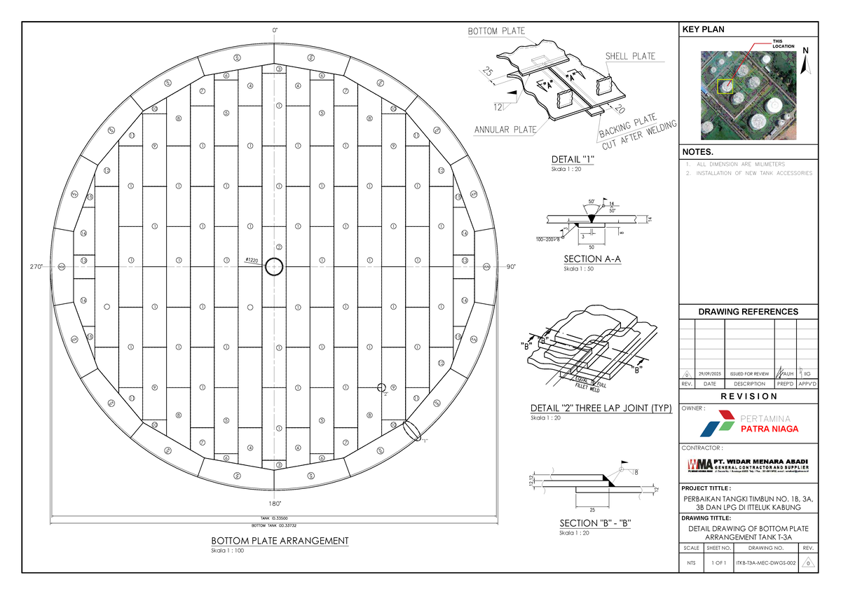 ITKB-T3A-MEC-DWGS-002 R.0 Detail Drawing of Bottom Plate Arrangement ...