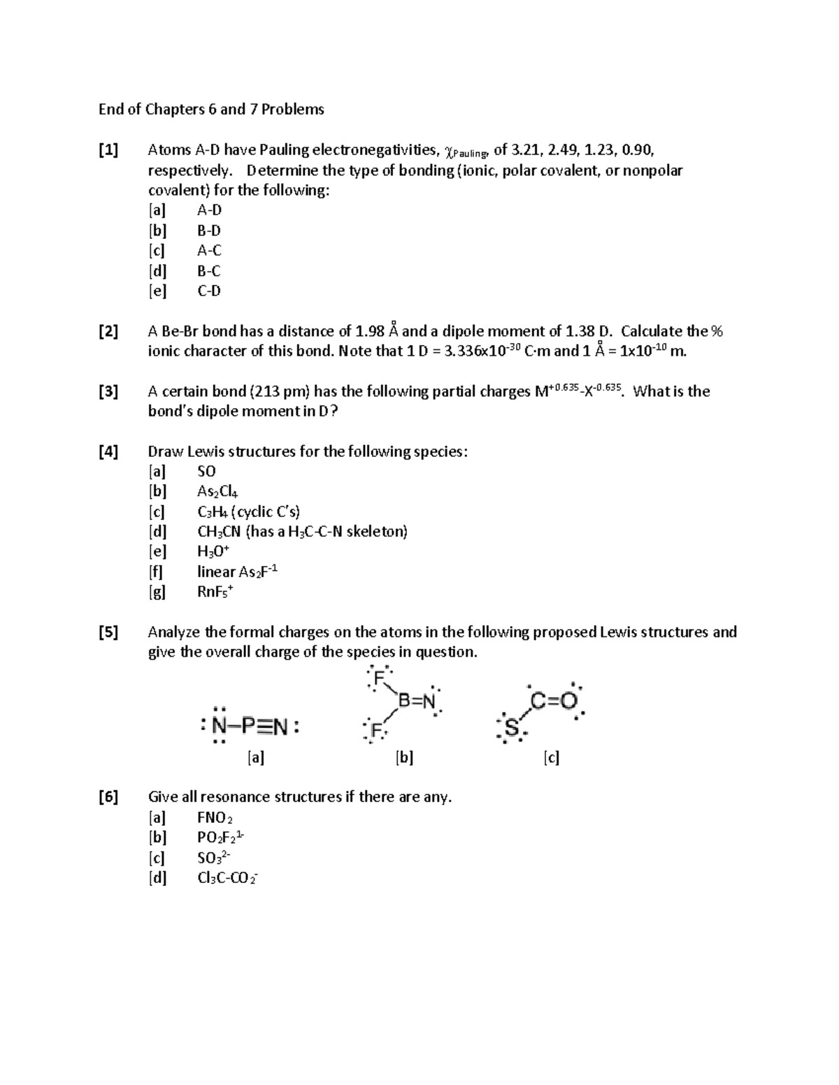 End of Chapters 6 and 7 Problems - End of Chapters 6 and 7 Problems [1 ...