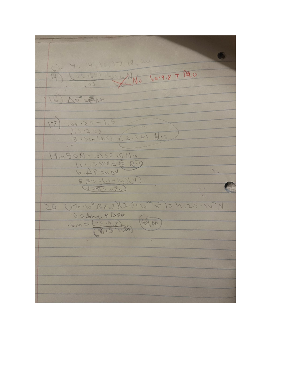 Assignment ch 7 problems 14, 16, 17, 19, 20 - MAT 142 - ch 14) (106 ...