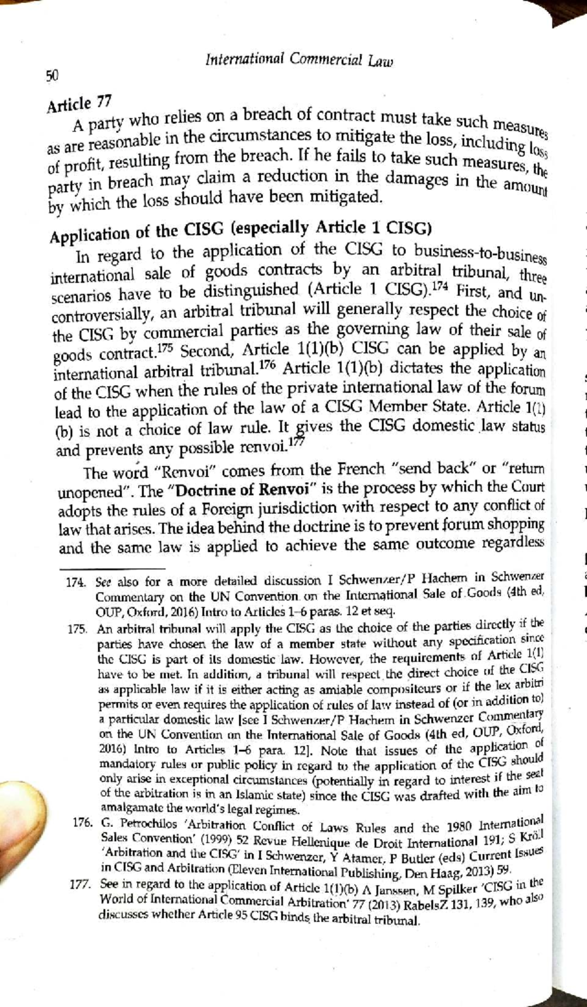 International Commercial Law: Understanding Article 77 and Damages ...