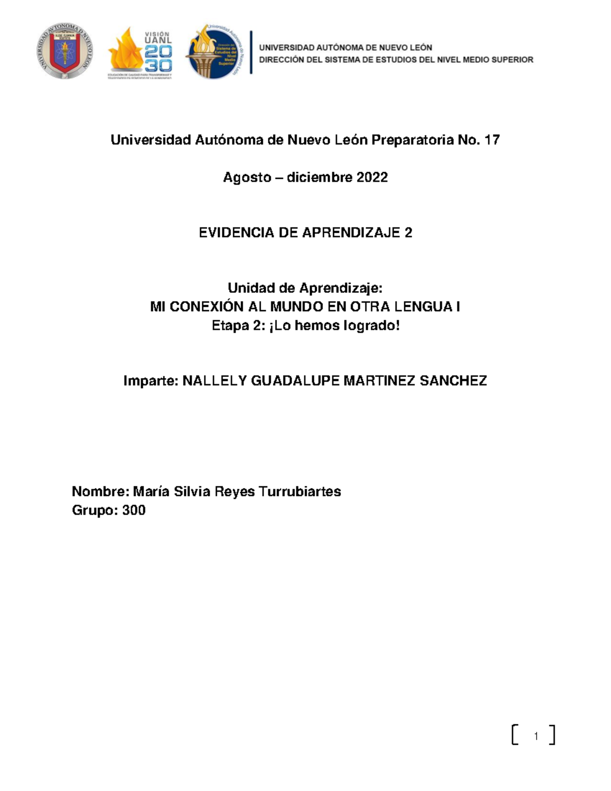 MSRT EV2 Mcmol - Evidencia 2 - Universidad Autónoma de Nuevo León ...