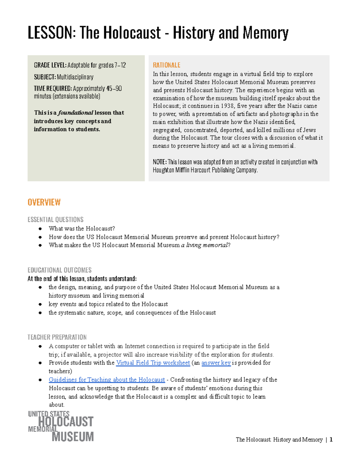 holocaust-museum-virtual-tour-lesson-plan-for-grades-7-studocu