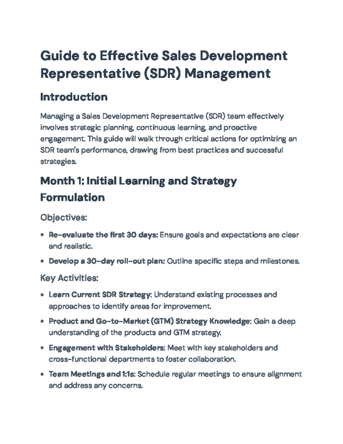 Effective SDR Management Strategies: A Comprehensive Guide - Guide to ...