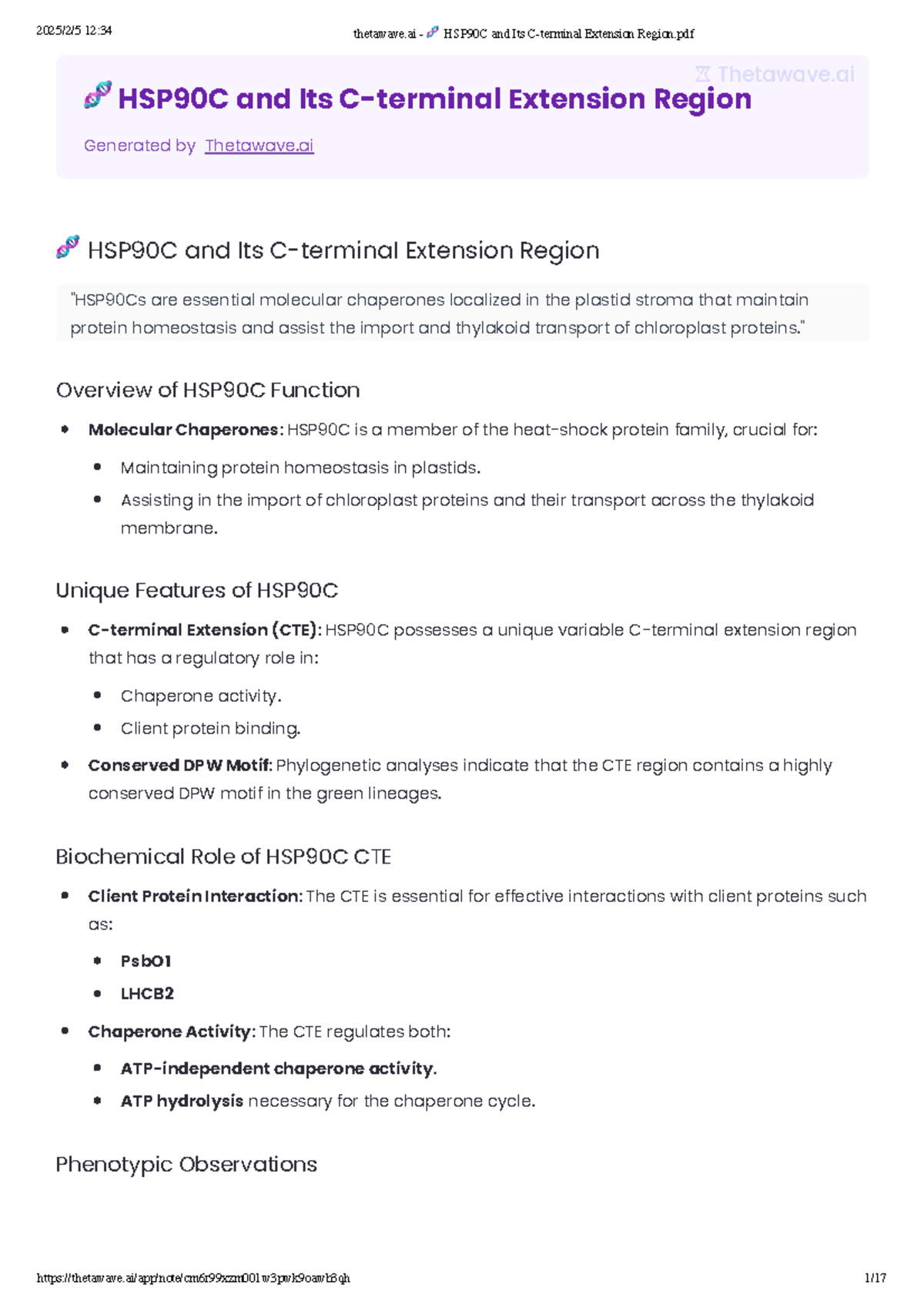 Thetawave.ai - 🧬 HSP90C and Its C-terminal Extension Region Overview ...