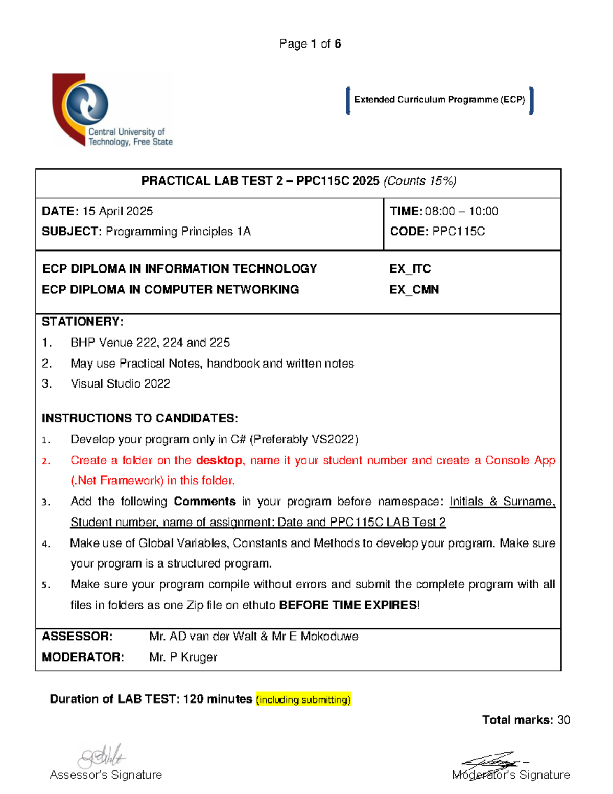 PPC115C Lab Test 2: Developing Pepsi Share Selling Software - Studocu