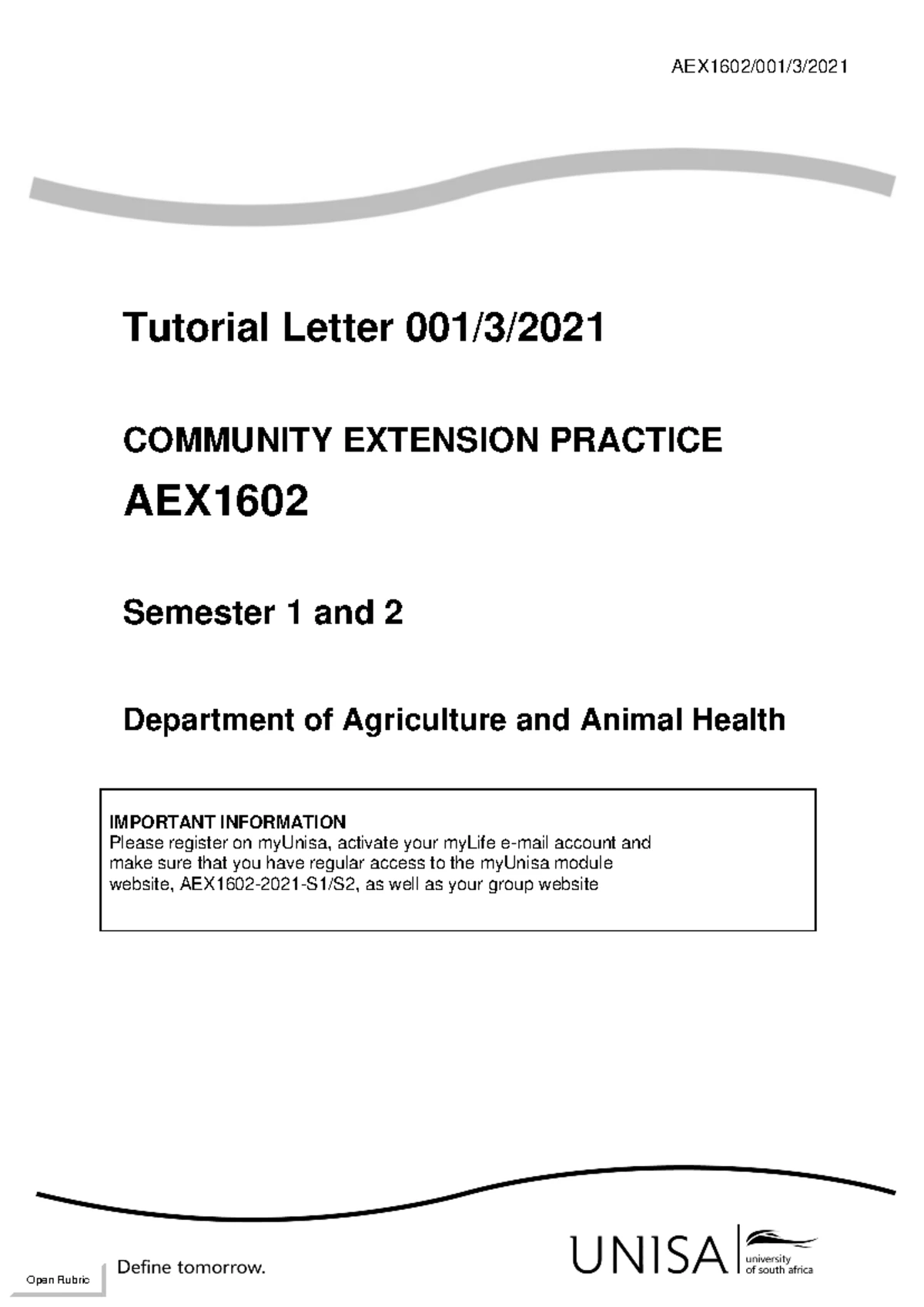 AEX1602 Assignment 1: Understanding Communication & Case Study Analysis ...