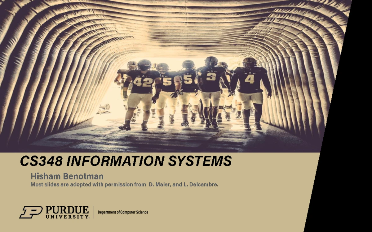 Database Design Overview and Use Case Modeling for Systems (CIS) - Data ...