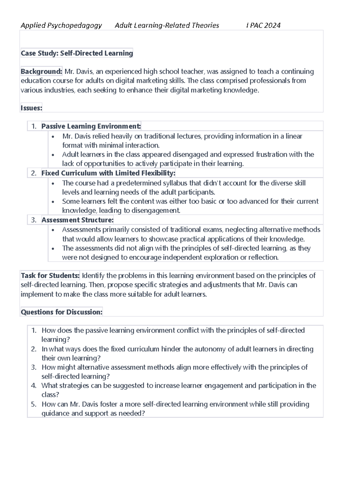 PAC 2024 Case Study: Enhancing Adult Learning in Digital Marketing ...