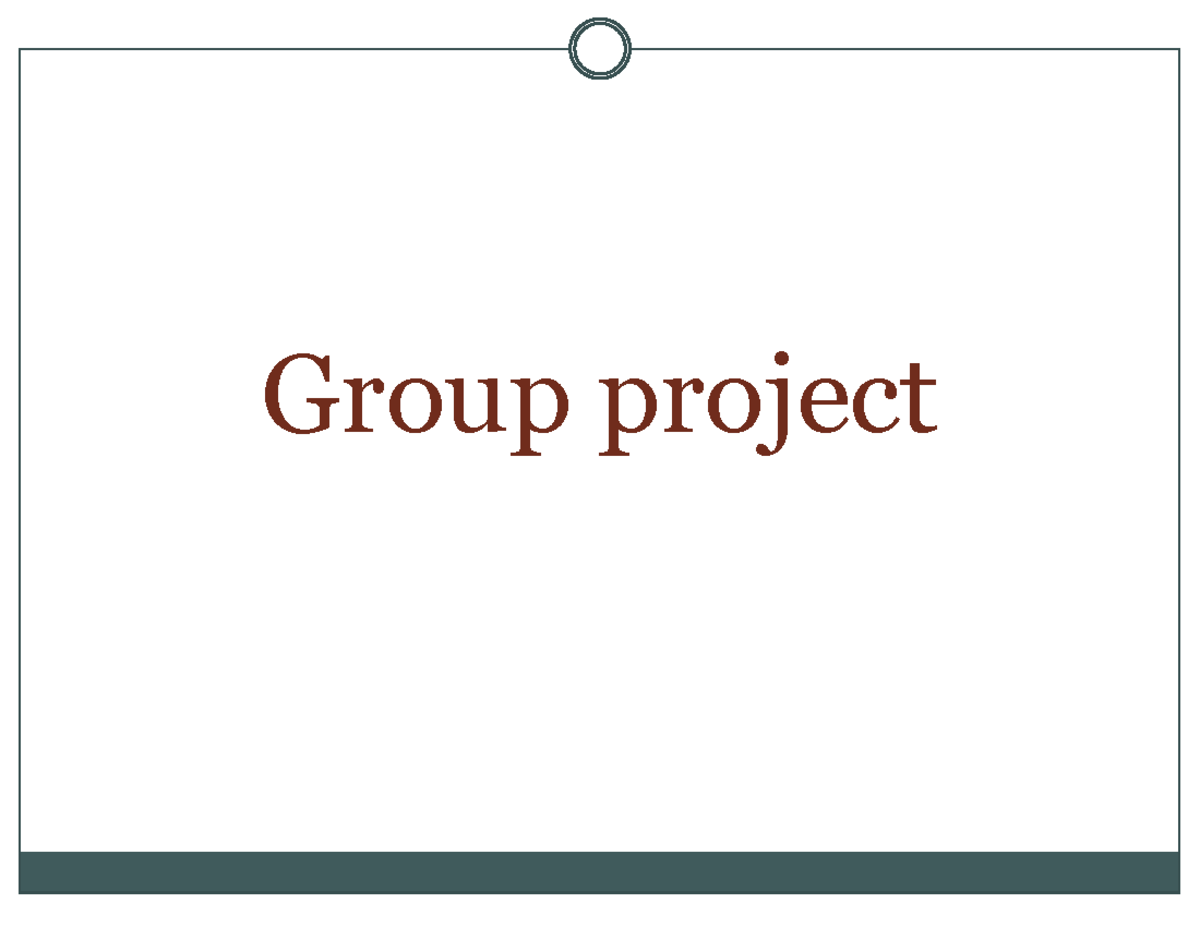 Managing Group Projects: Tips & Strategies for Success (Course Code ...