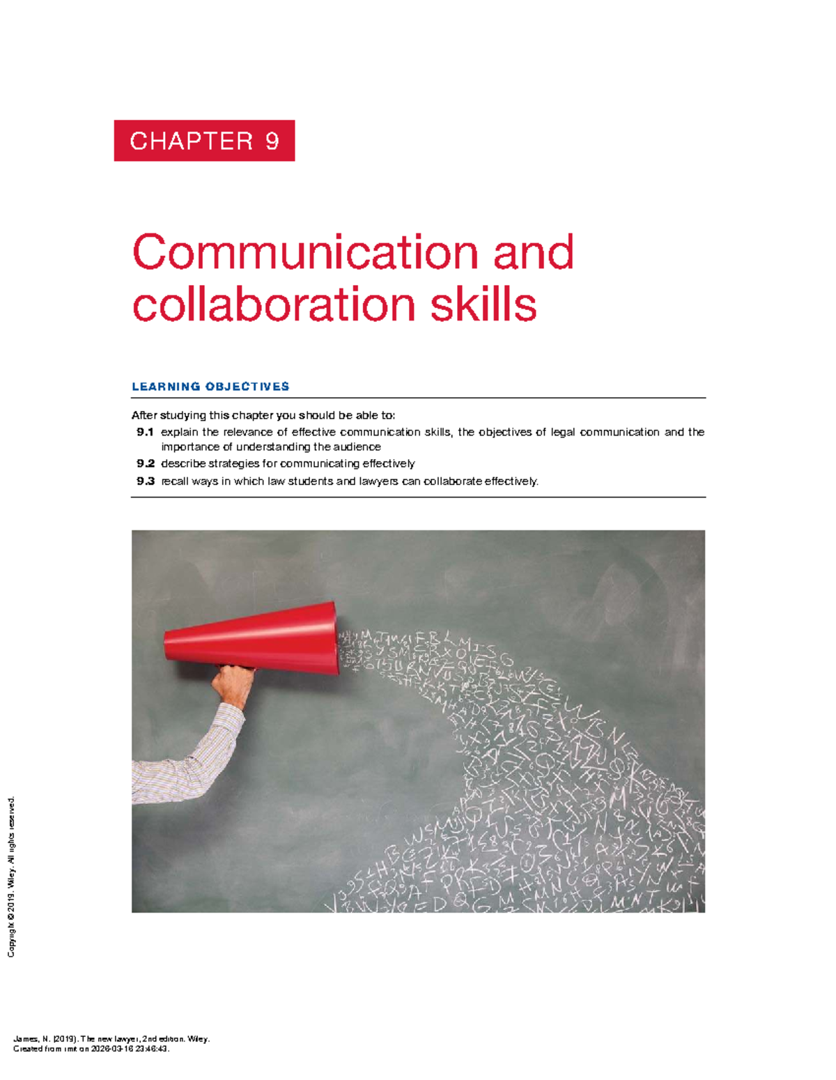 CHAPTER 9: Communication & Collaboration Skills in Legal Practice - Studocu