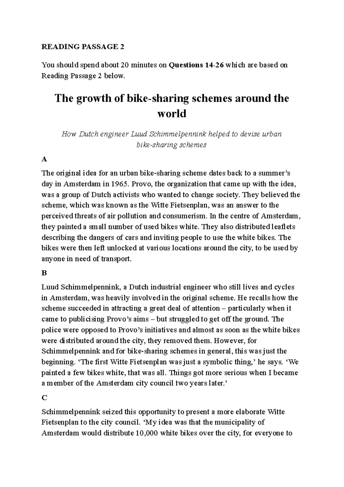 Image showcasing The Growth of Bike-Sharing Schemes: A Study on Urban Mobility - Studocu
