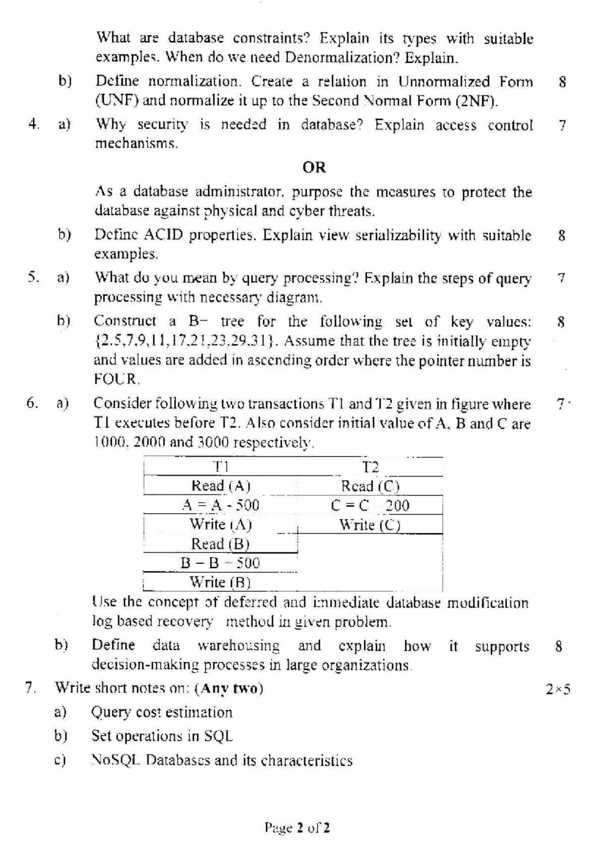 Database Constraints, Normalization, and Security Measures (CS101 ...