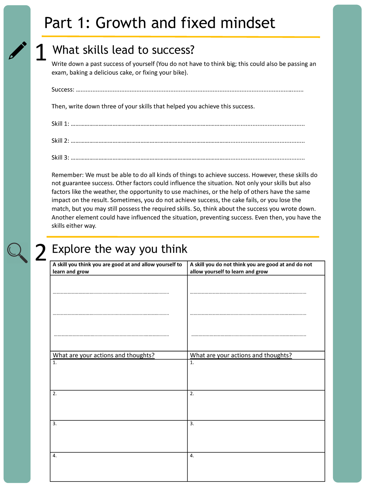 BM51007 PDJ Assignment 1: Growth vs. Fixed Mindset Analysis - Studeersnel