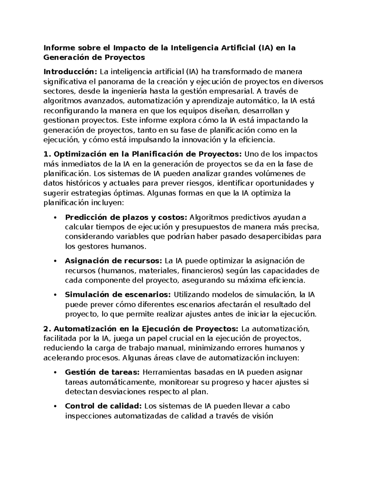 IA EN Preyectos - El impacto de la IA en la generacion de proyectos ...