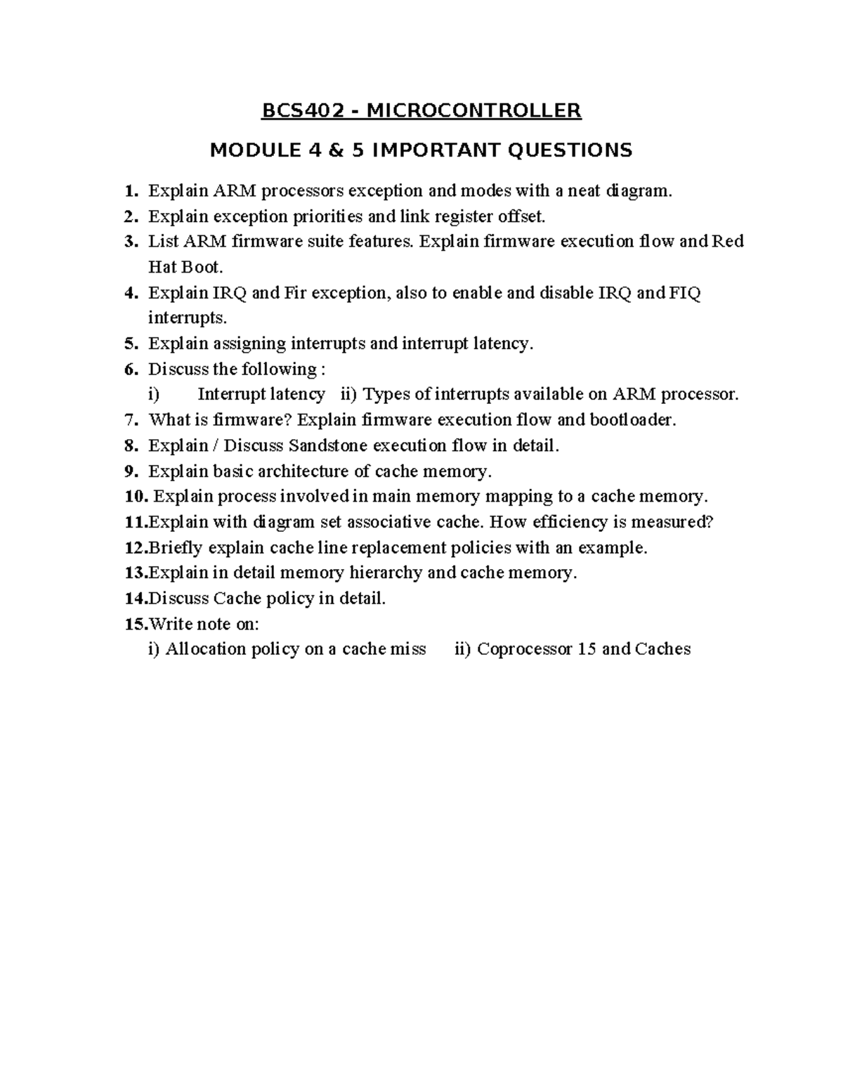 BCS402 Microcontroller Module 4: Key Concepts & Important Questions ...