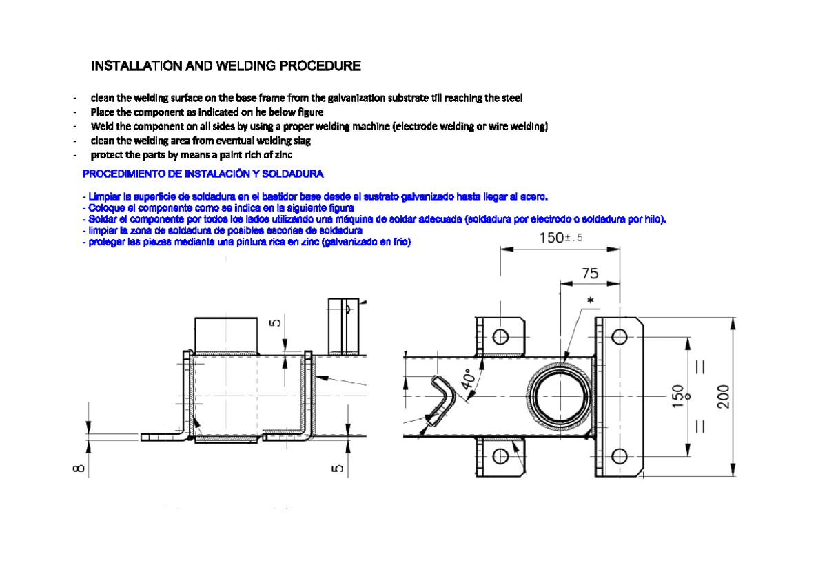 Welding Procedure and Installation Guide for Steel Structures - Studocu