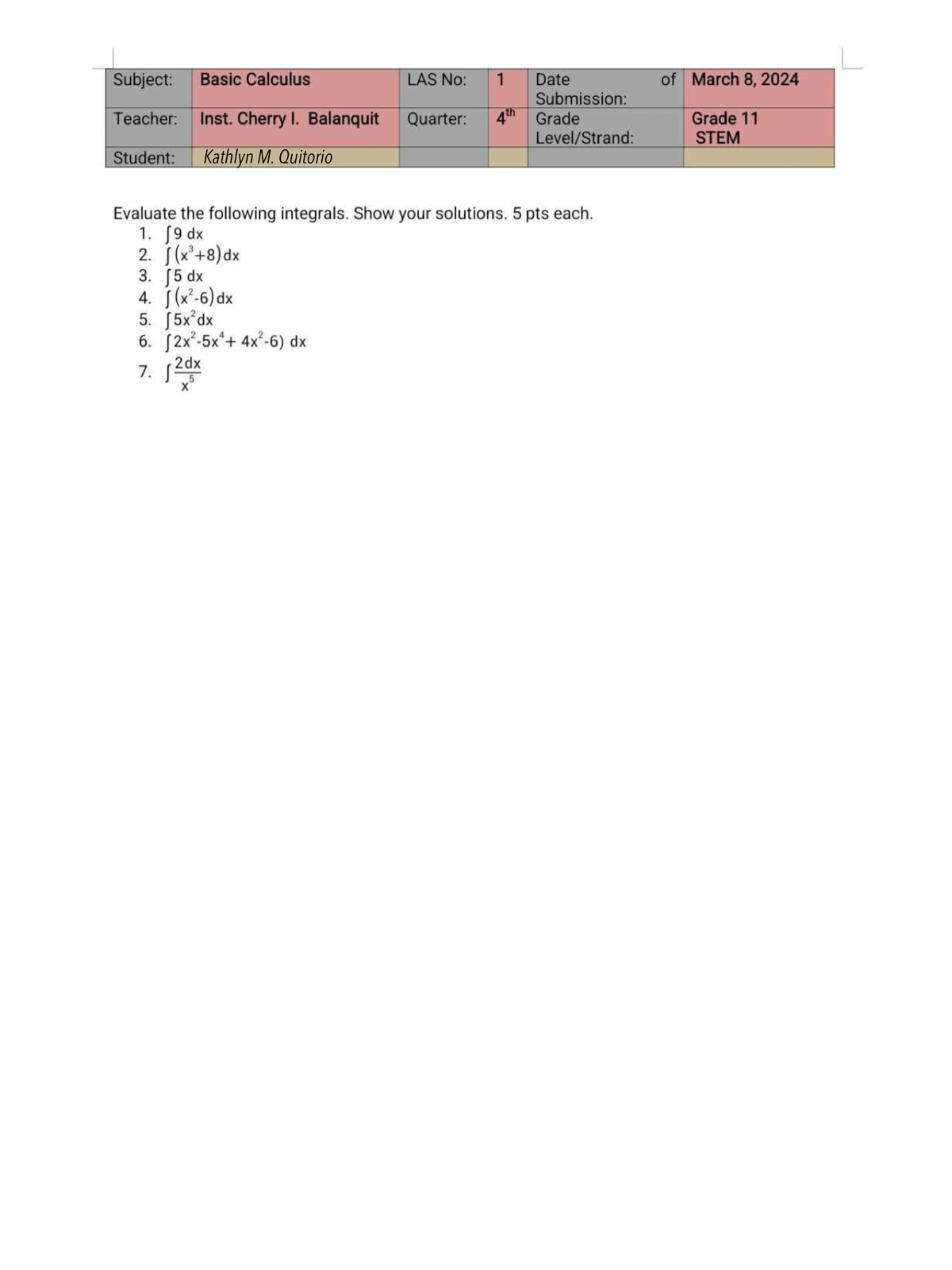 Basic Calculus Notes by Mae Angeline A. Infante - Studocu