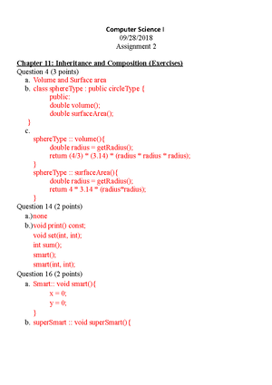 Lab04 Instructions - 1 | P a g e CSC 2111 Lab 04 Due: 05/20/2019 @ 4:00 ...