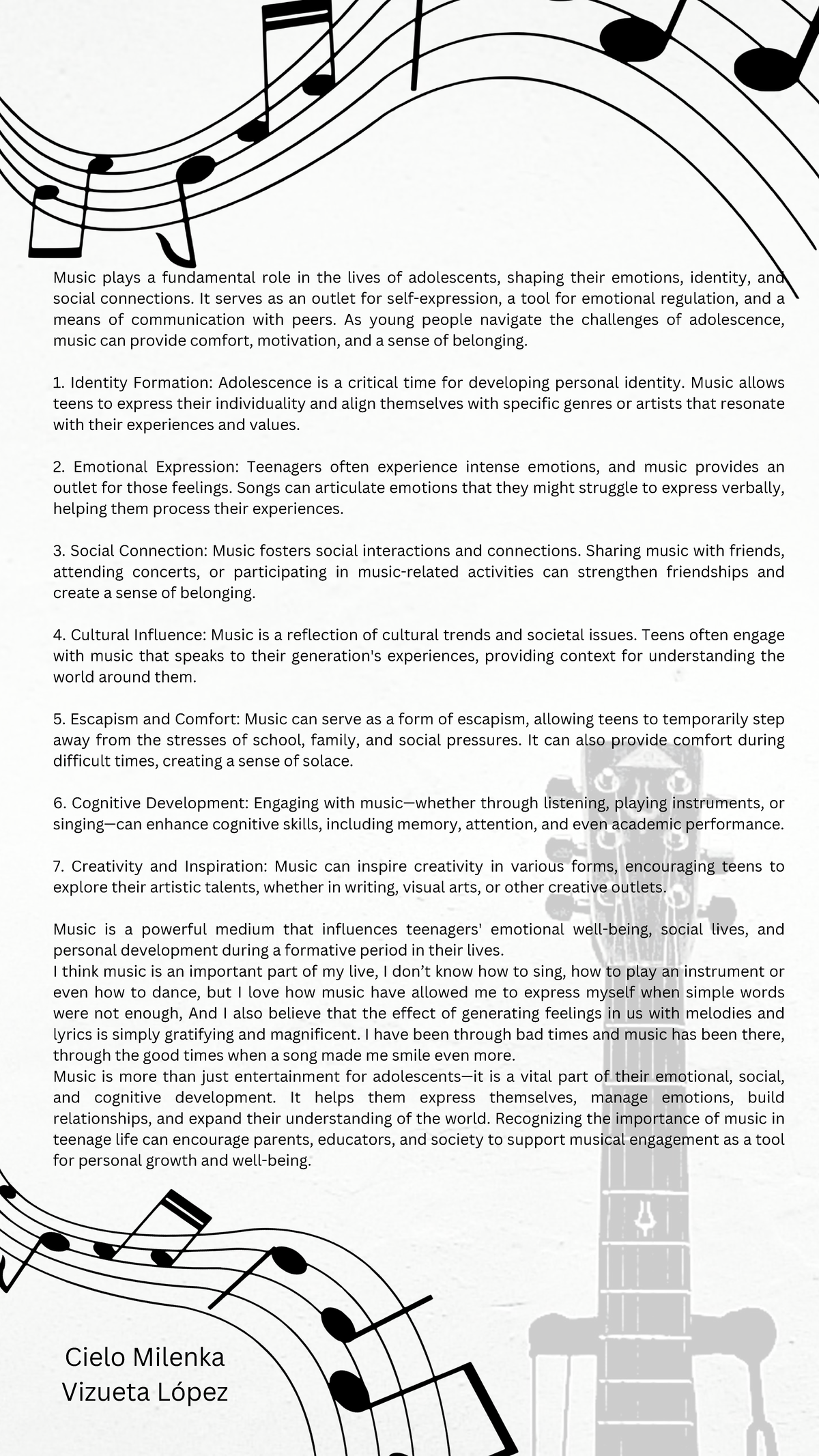 The Role of Music in Adolescent Development: Insights & Reflections ...