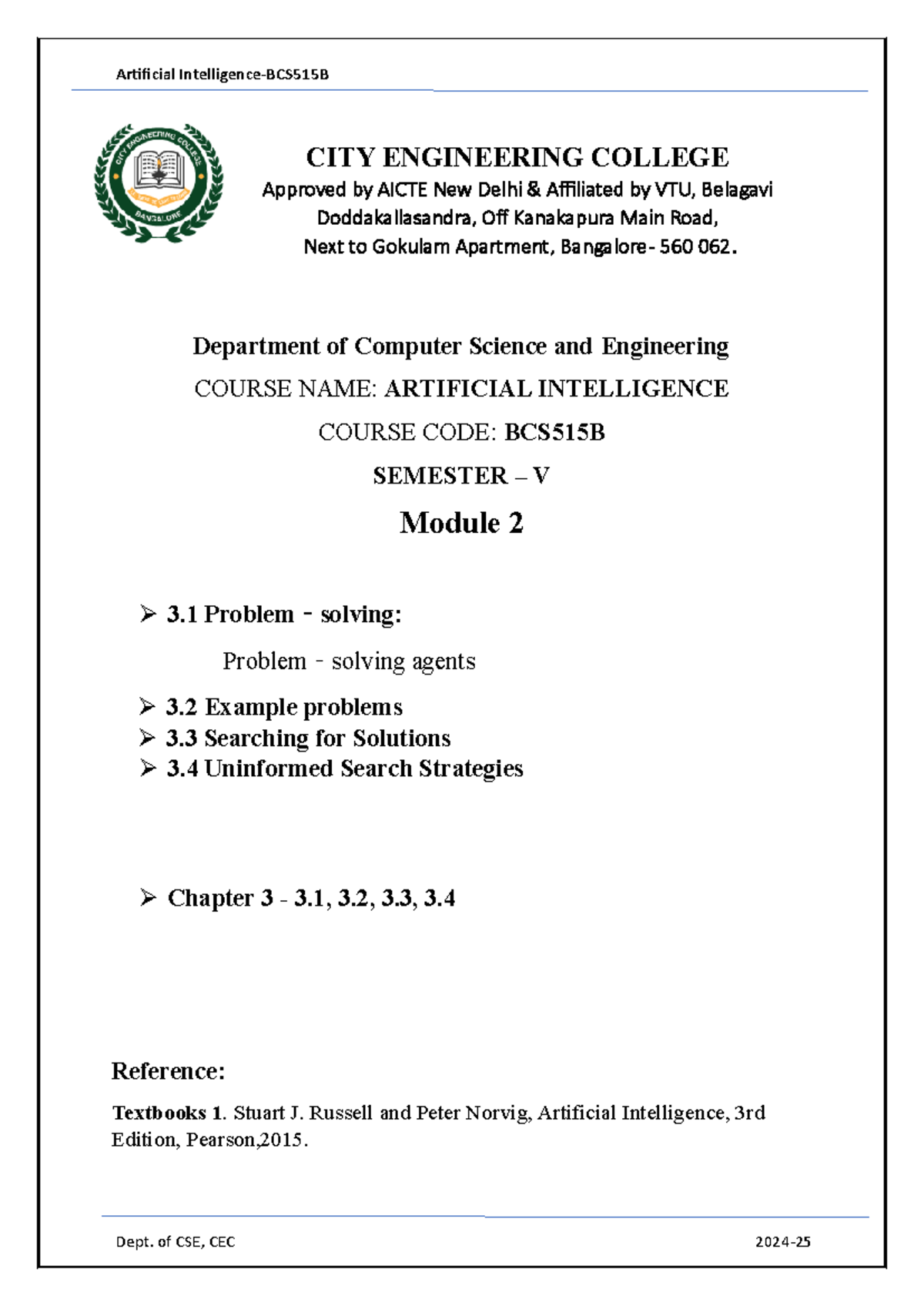 Module 2-241118043941-e3e4870f - CITY ENGINEERING COLLEGE Approved by ...