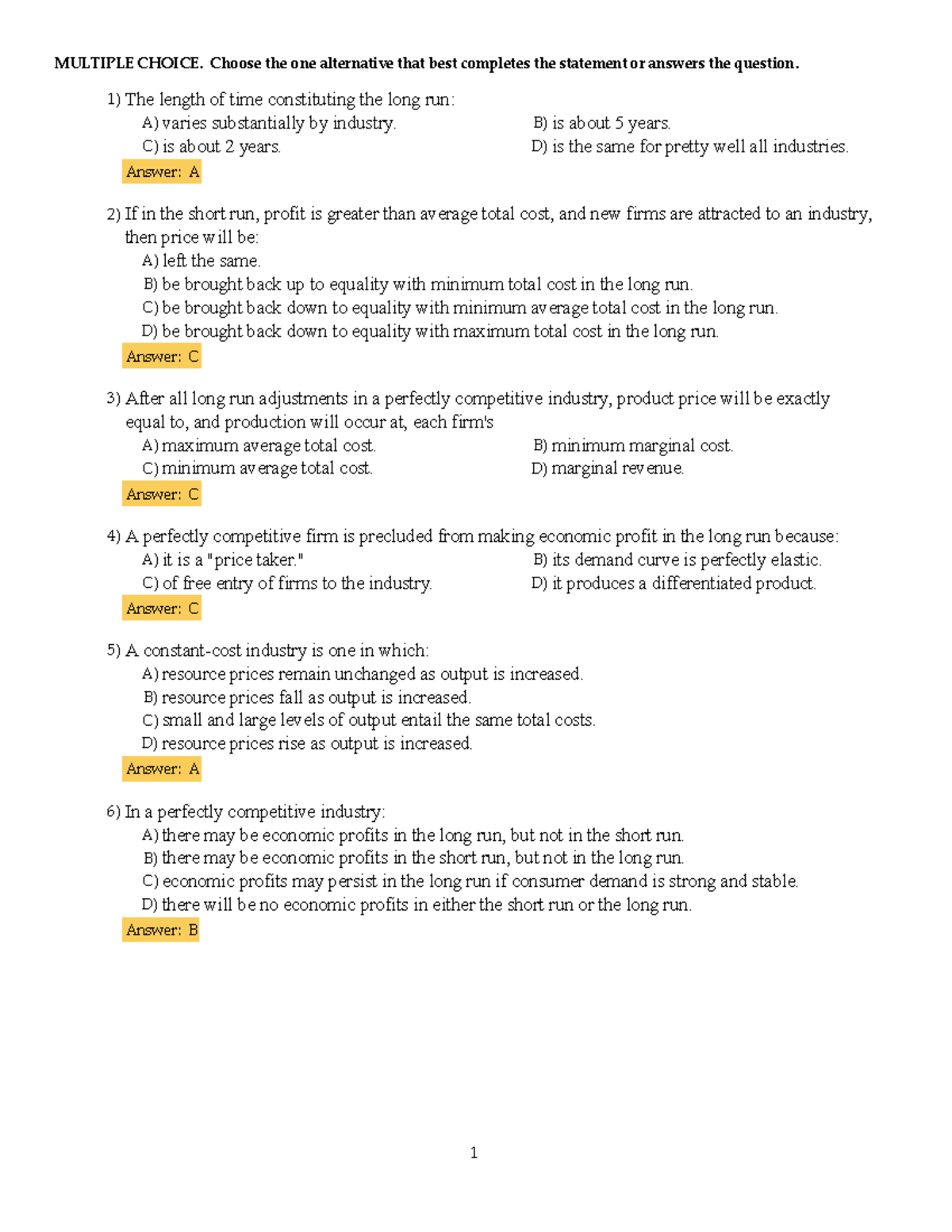 Sample/practice exam 22 June 2019, questions and answers - MULTIPLE ...