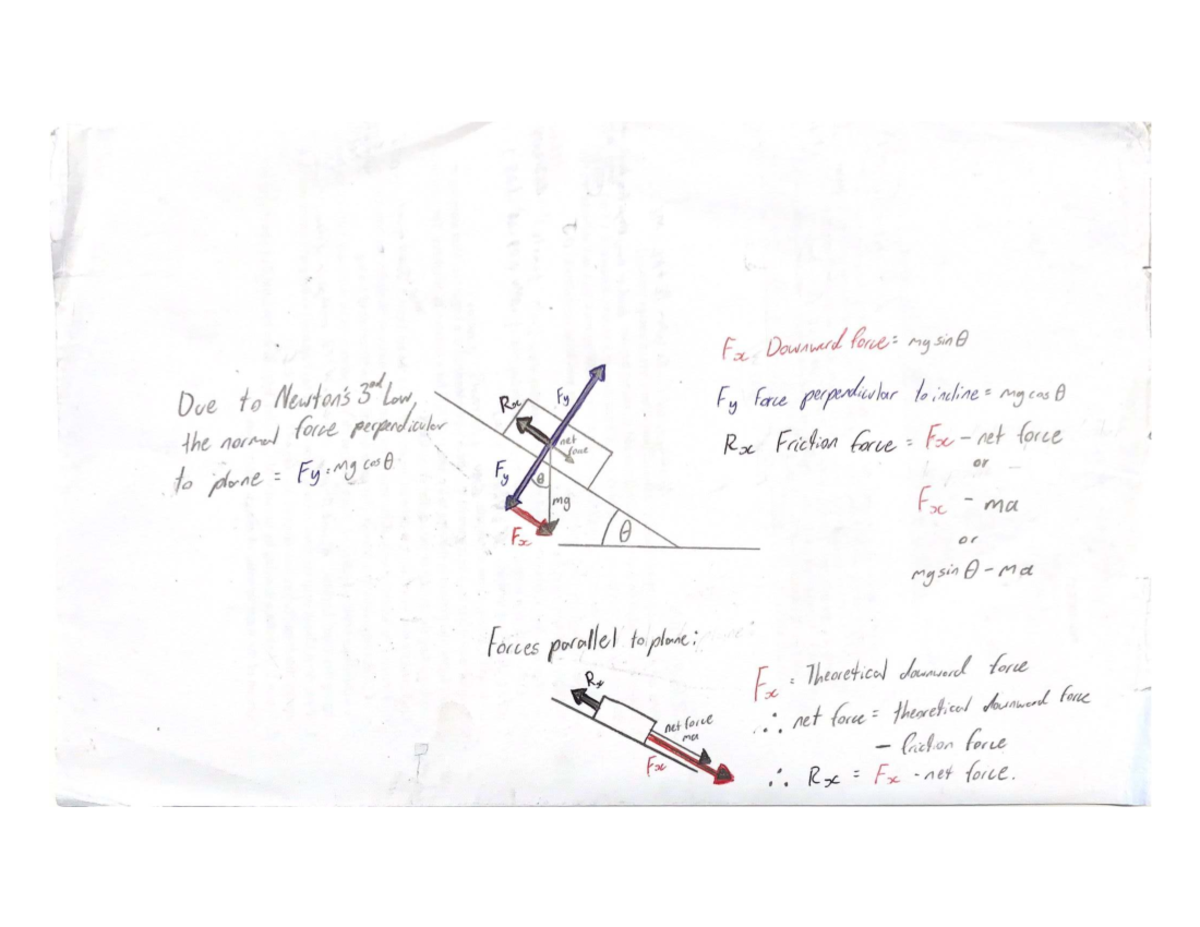 Practice Essay: Forces and Motion Analysis in Physics (Scanned Docs 2 ...