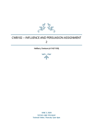 AMB223 - Heillarry Denison Assingment 1 Portfolio - CREATE ADVERTISING ...