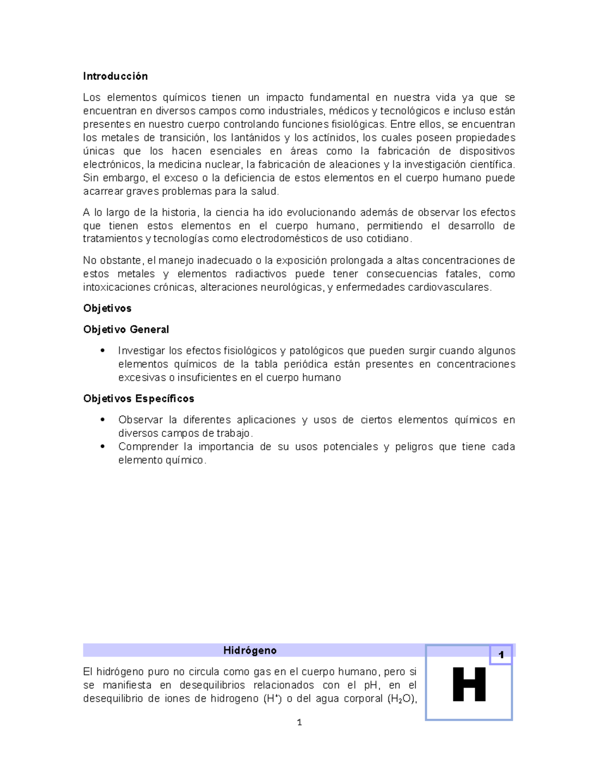 Efectos Fisiológicos de Elementos Químicos en el Cuerpo Humano ...
