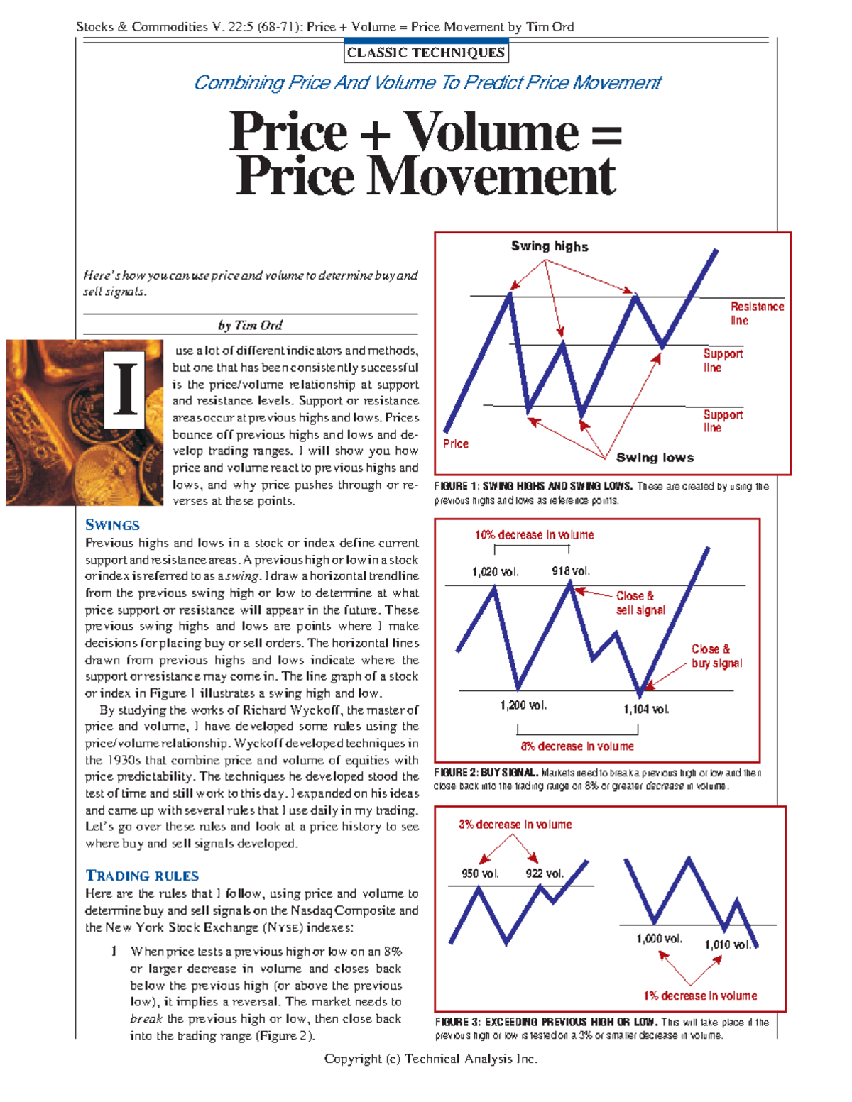 Applying Price and Volume for Stock Analysis (Stocks & Commodities V ...
