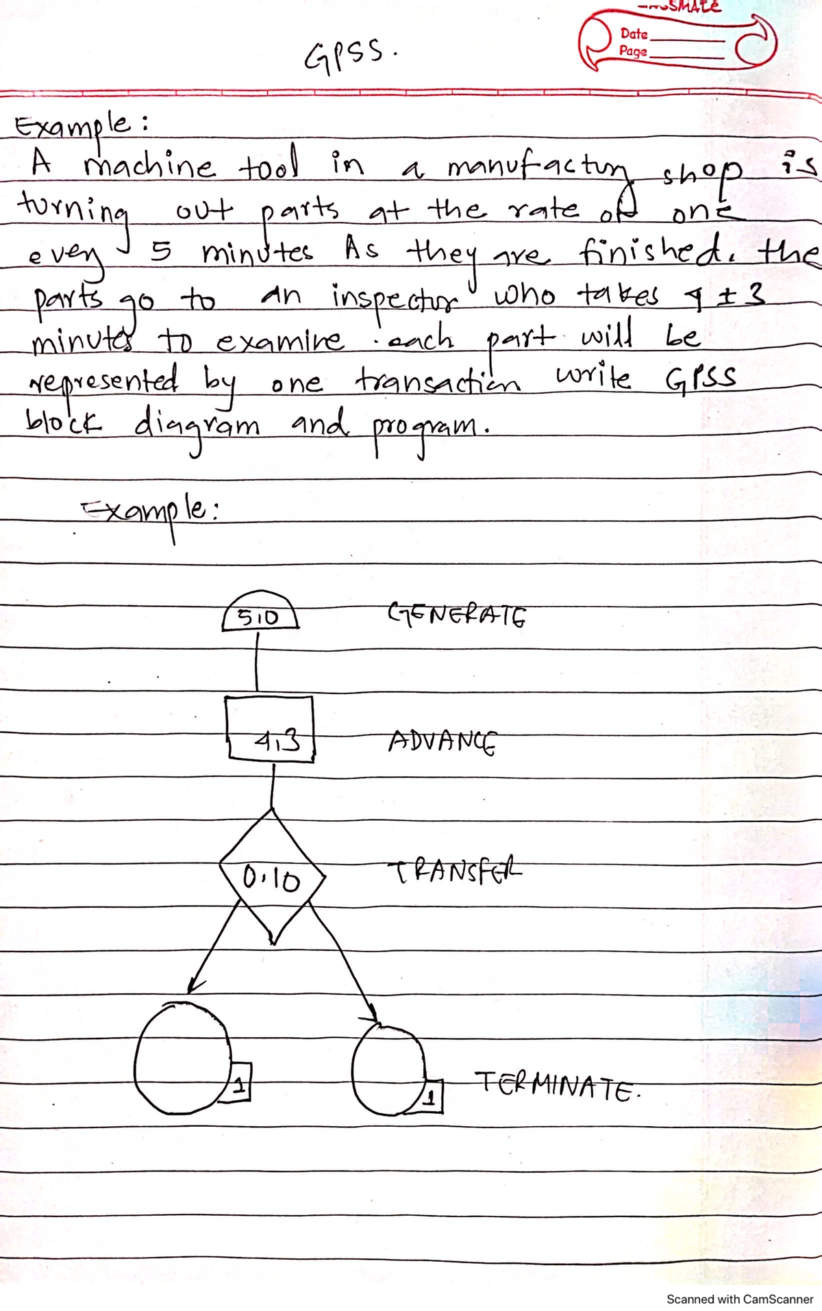 GPSS - Comprehensive Notes & Examples for Simulation Exercises - Studocu
