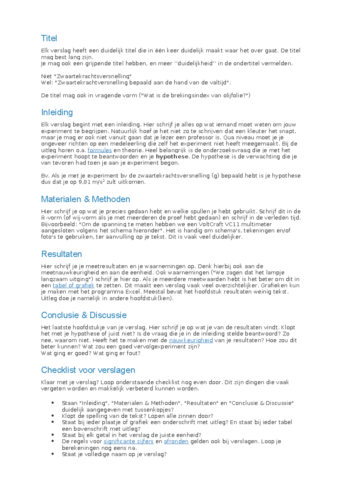 Het verslag bovenbouw: Structuur, Methodologie en Analyse Tips ...