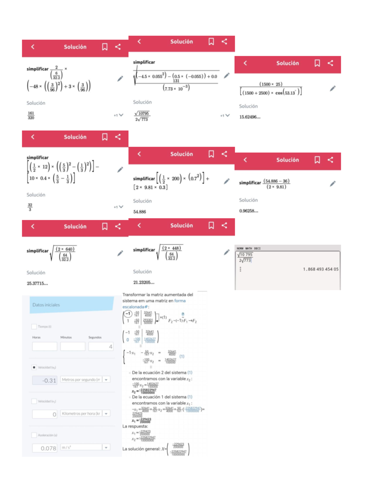 Matemáticas NORM MATH DECI: Soluciones y Simplificaciones - Studocu