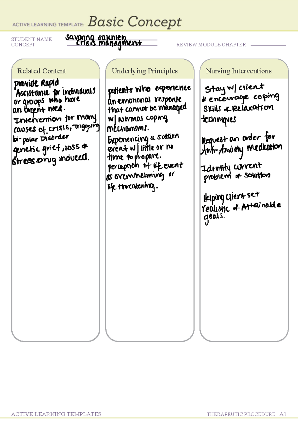 Basic Concept form-3 4 - notes - STUDENT NAME CONCEPT REVIEW MODULE ...