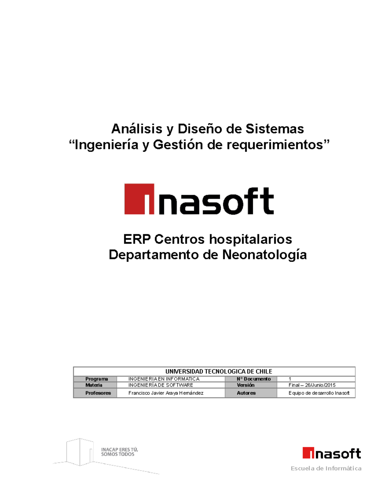 Norma IEEE 830: Análisis y Diseño de Sistema ERP en Neonatología - Document Preview