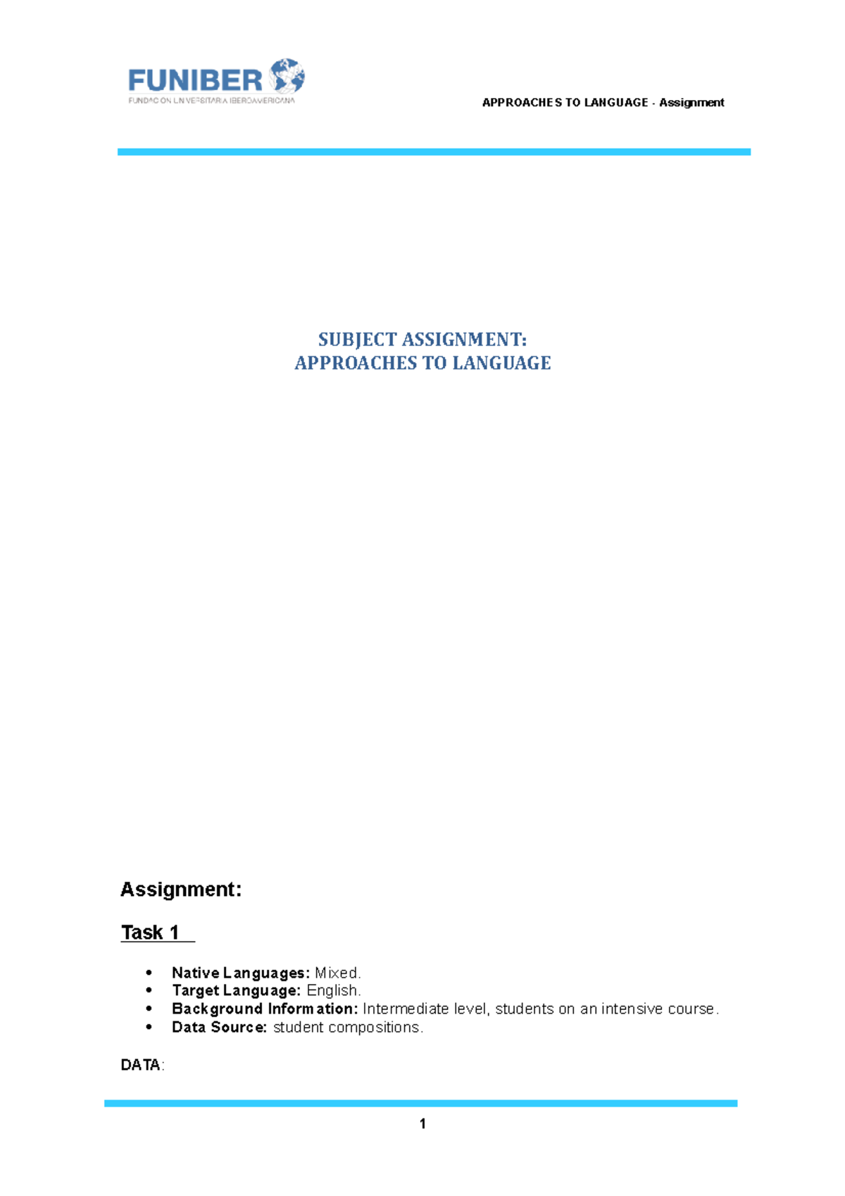 Language Learning Approaches - ESL Assignment (INT101) - Studocu