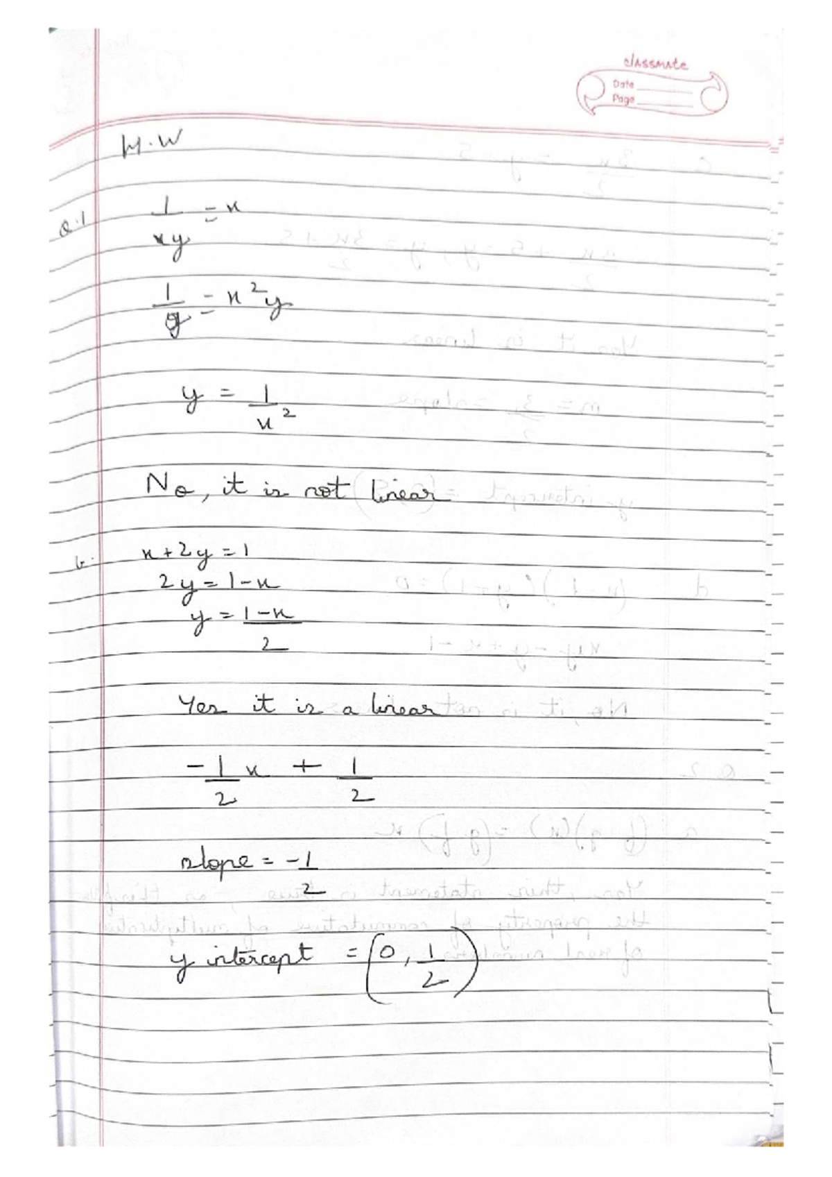 Linear Algebra Concepts and Problems - Assignment 1 - Studocu