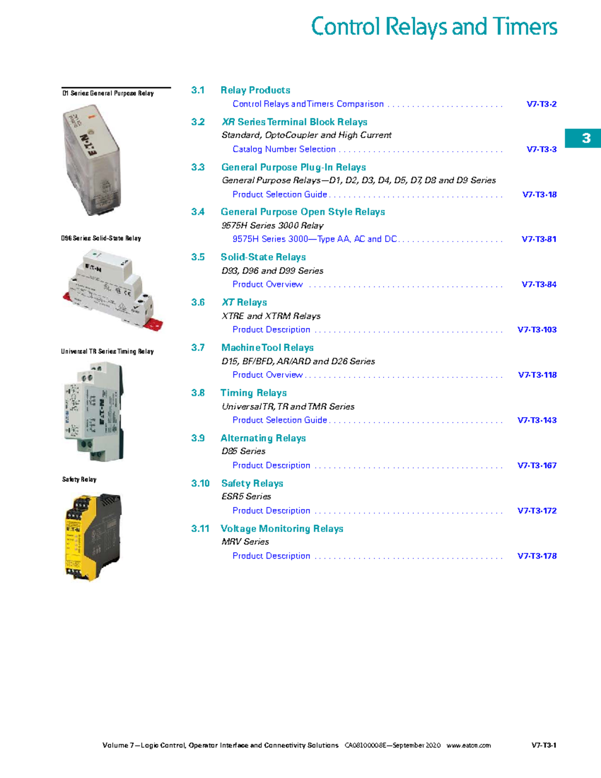 Control Relays and Timers Overview D1 Series & XR Series Products - Studocu
