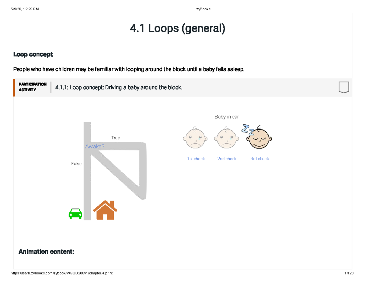 WGUD286v1: Loops Concept and Activities - Studocu