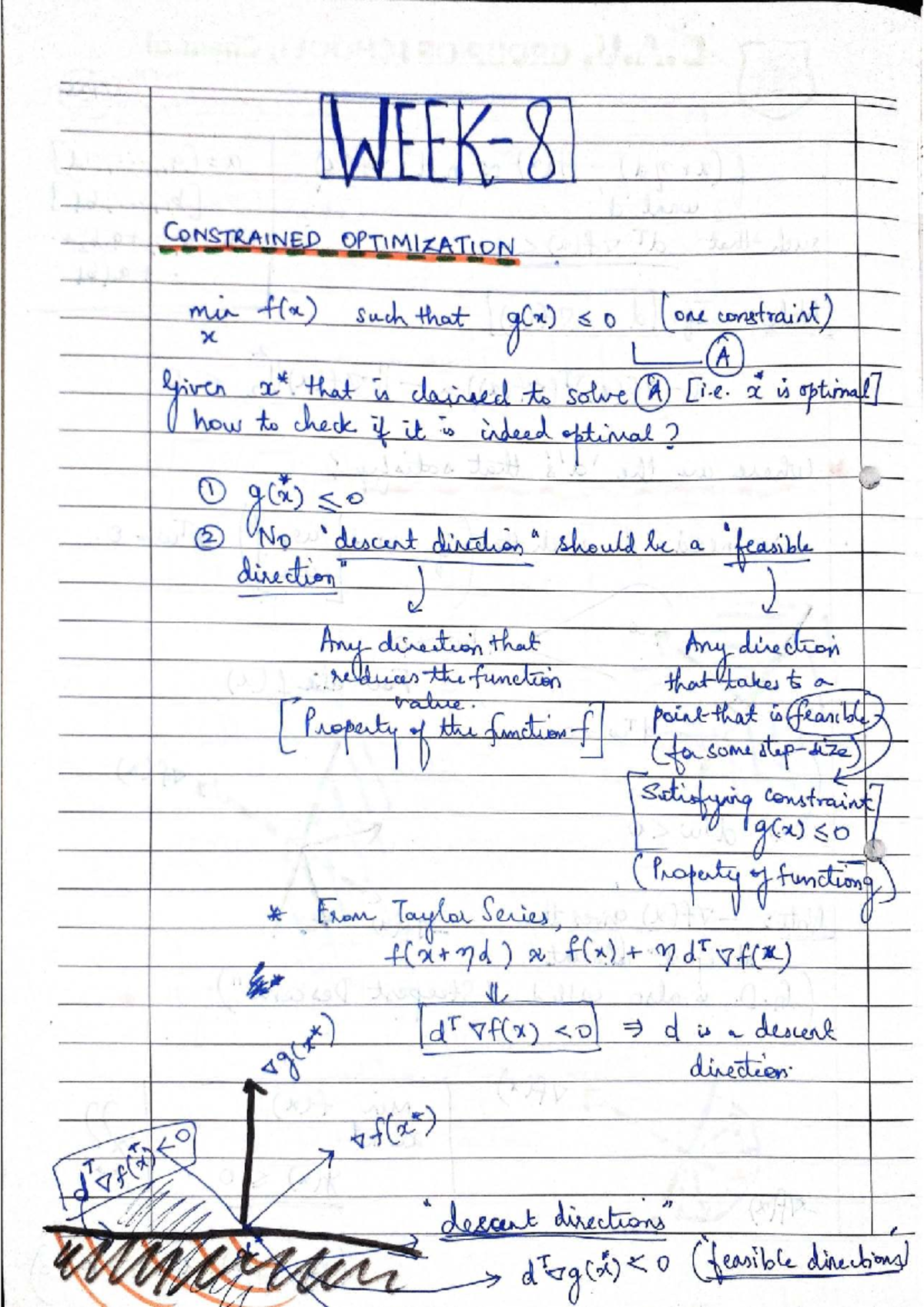 W8 MLF - Constrained Optimization and Lagrange Multipliers Notes - Studocu