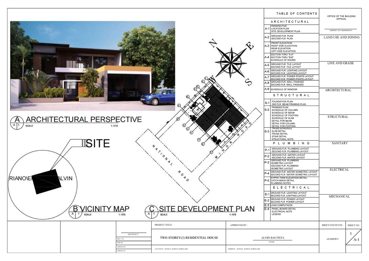 TWO STOREY RESIDENTIAL HOUSE PLANS & DETAILS RA 9266 SEC 20 - Studocu