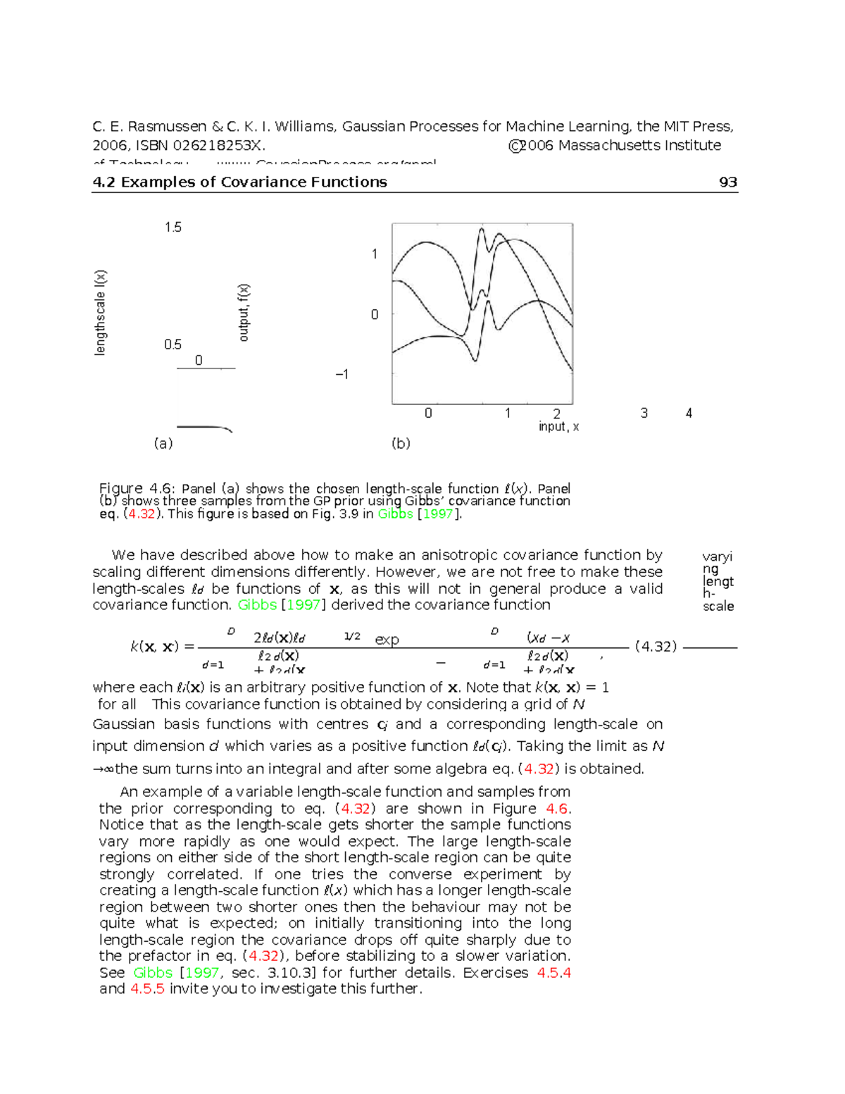 Gaussian Processes for Machine Learning: Covariance Functions and ...