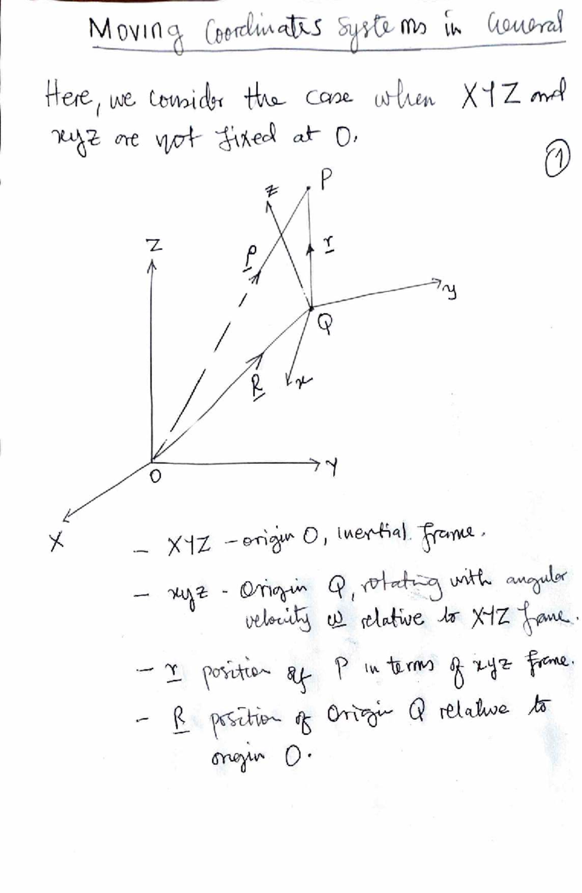 Moving Systems in General - Lecture Notes (Course Code: MATH101) - Studocu