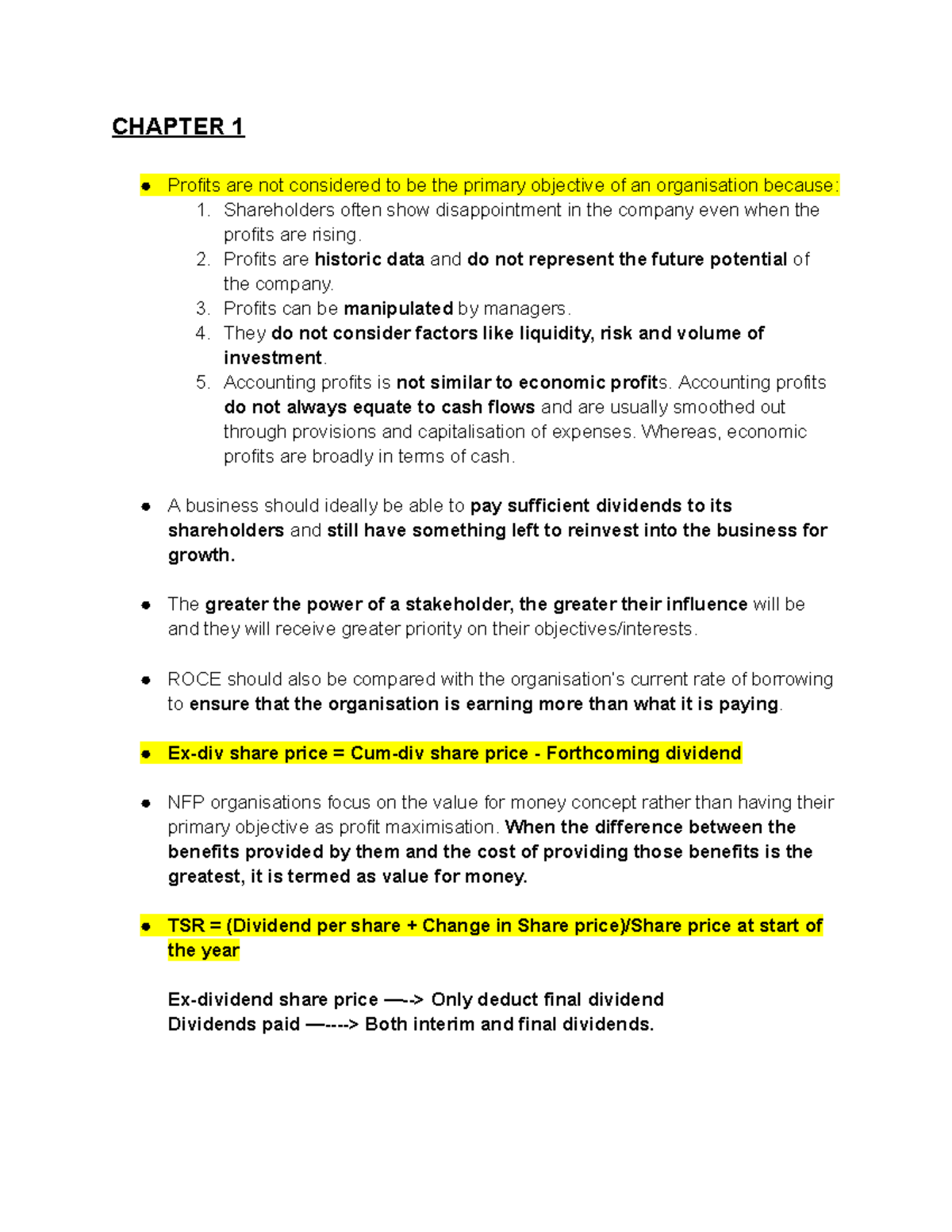 FM - Summary of Financial Management Concepts and Principles - Studocu