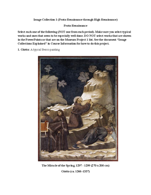 Image Collection 1 (Proto-Renaissance to Northern Renaissance) - Image ...