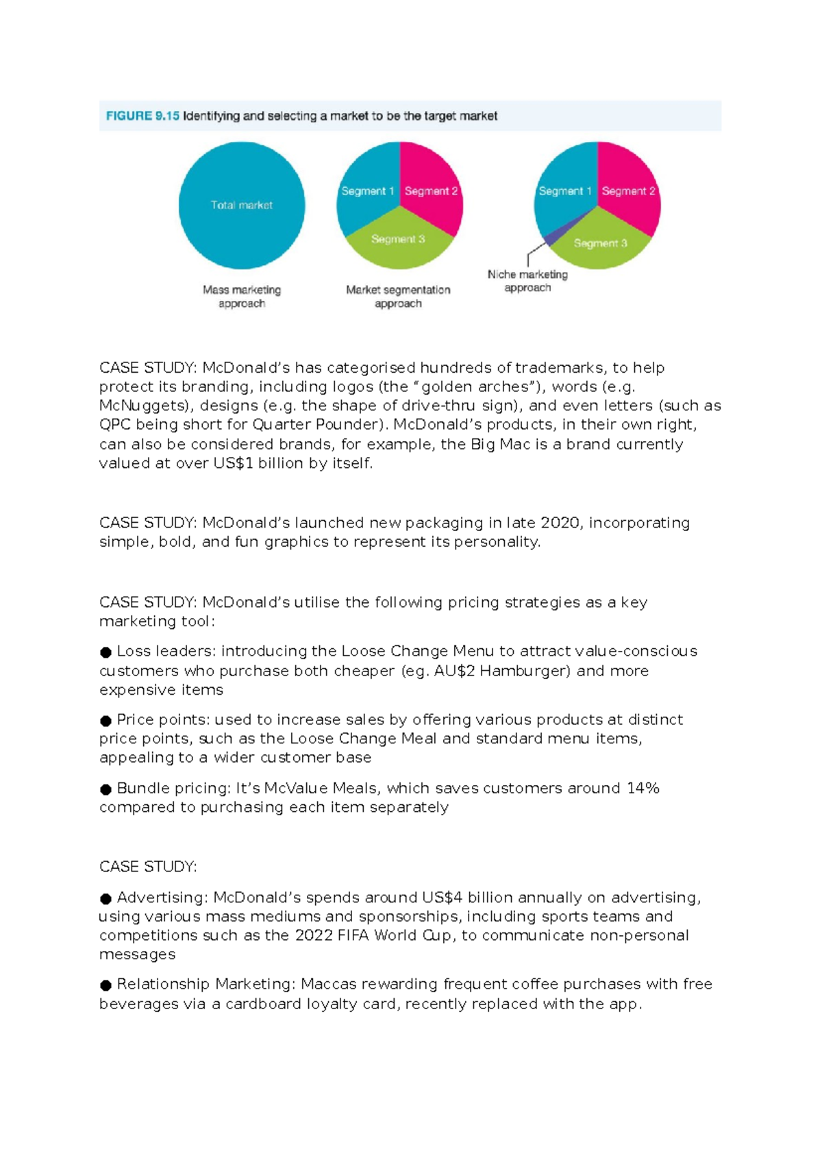 CASE Study - yeah - CASE STUDY: McDonald’s has categorised hundreds of ...