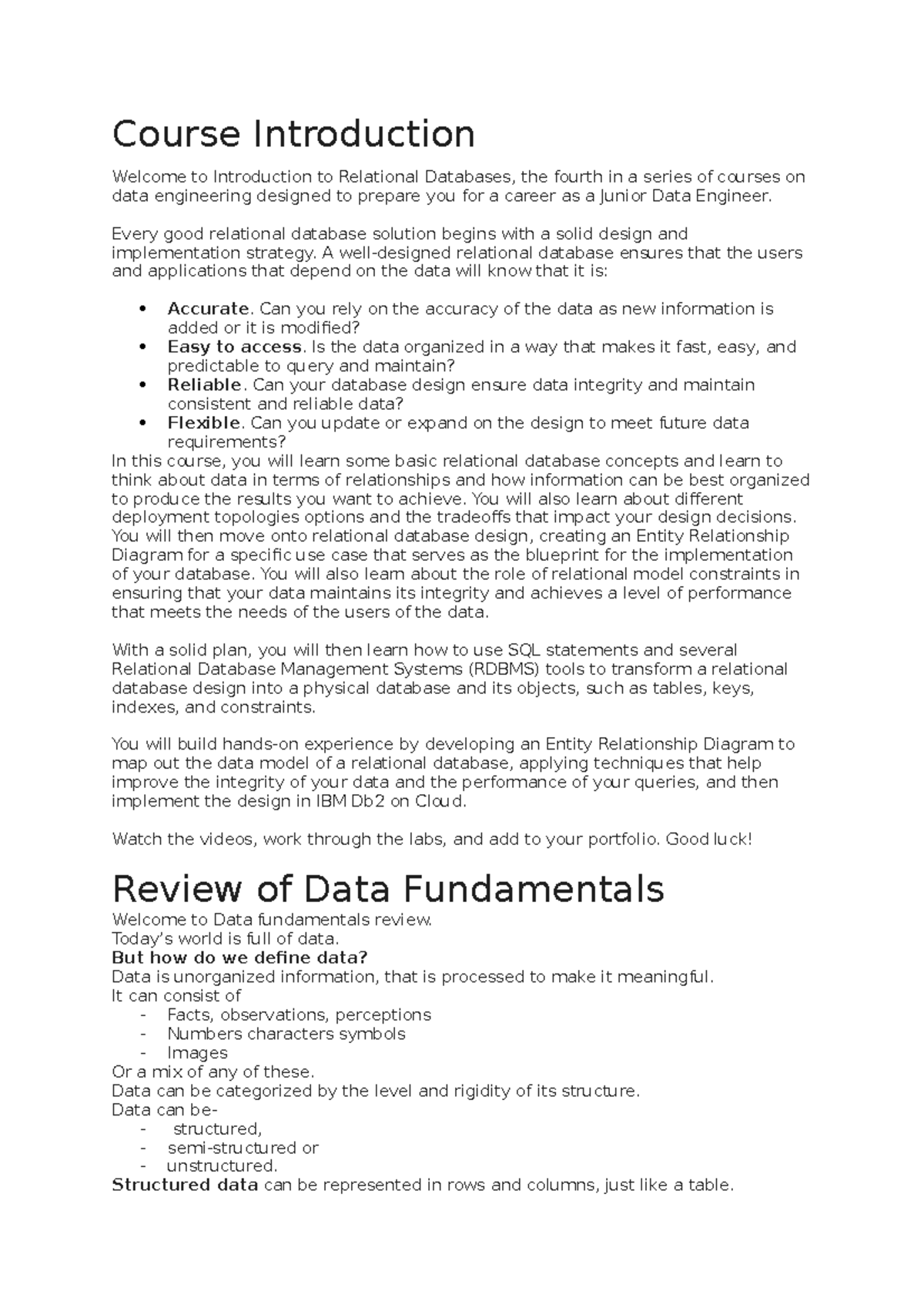 Foundamentals - dld - Course Introduction Welcome to Introduction to ...