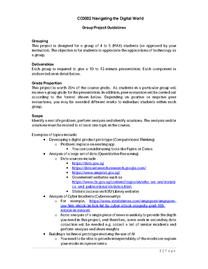 CC0002 Notes Summary - ⑪ 1 - Computational Thinking Abstraction ...