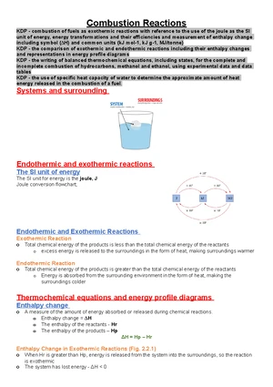 VCE Chemistry Exam Questions: Unit 3 AOS 1 - Fuel Calculations ...