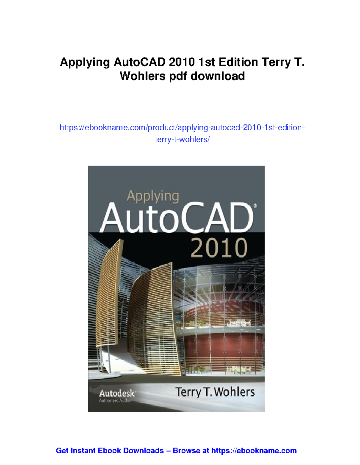 Applying AutoCAD 2010: Essential training guide and resources - Studocu